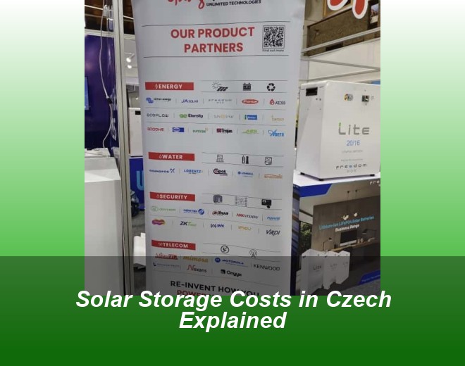 Solar Storage Costs in Czech Explained